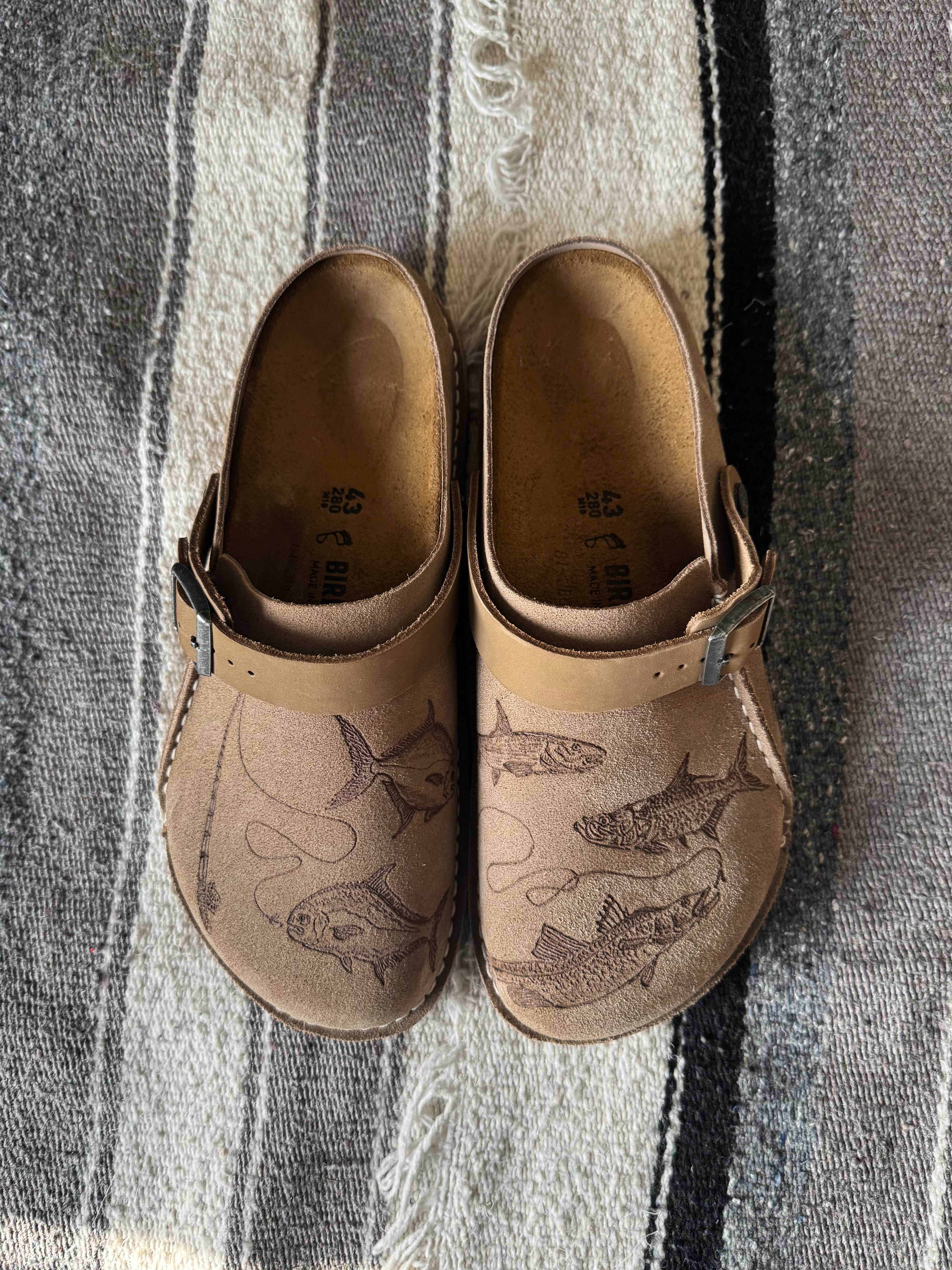Birkenstock Suede Lutry Custom Design
