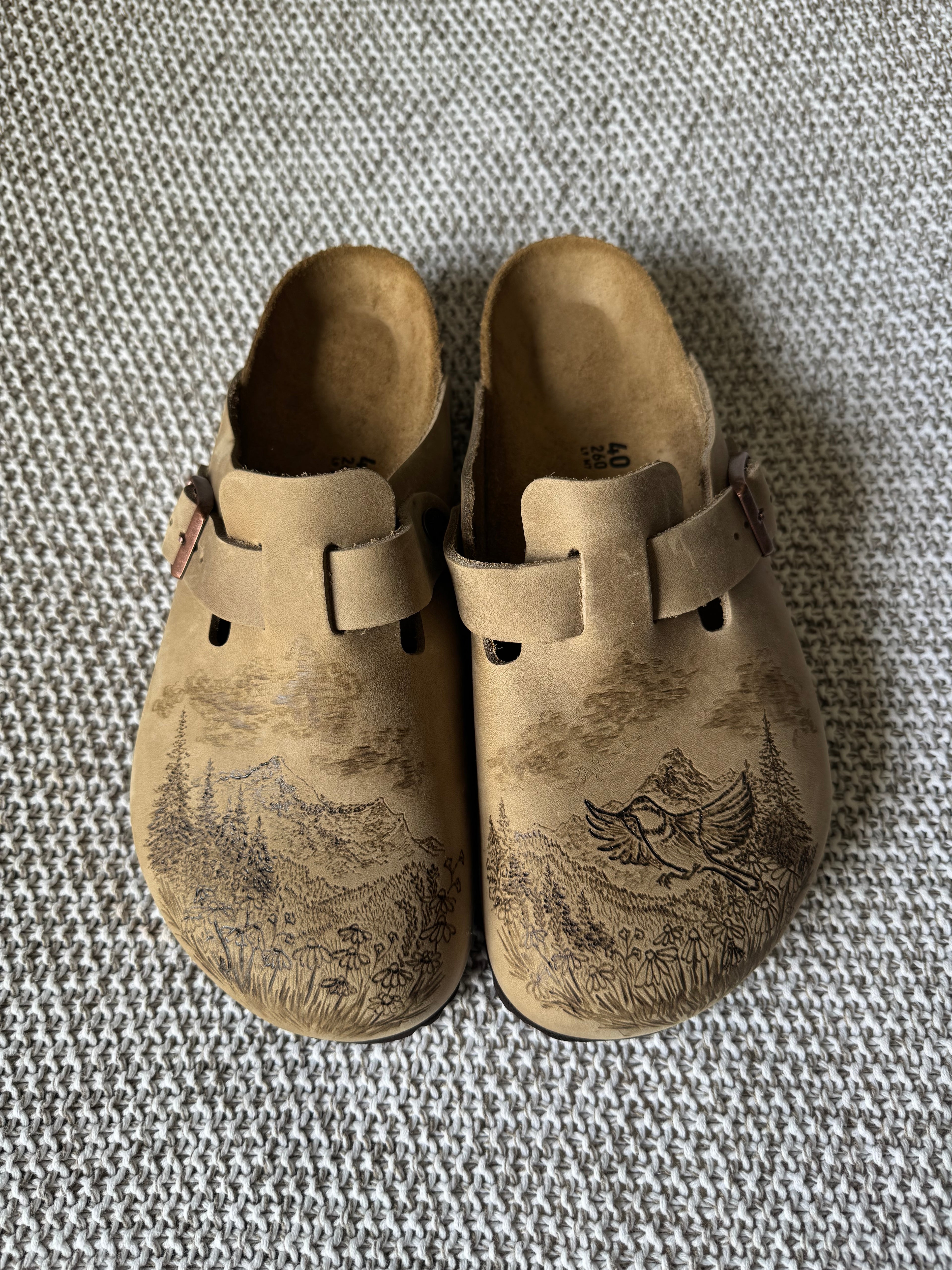 Birkenstock Boston Clog Custom Design