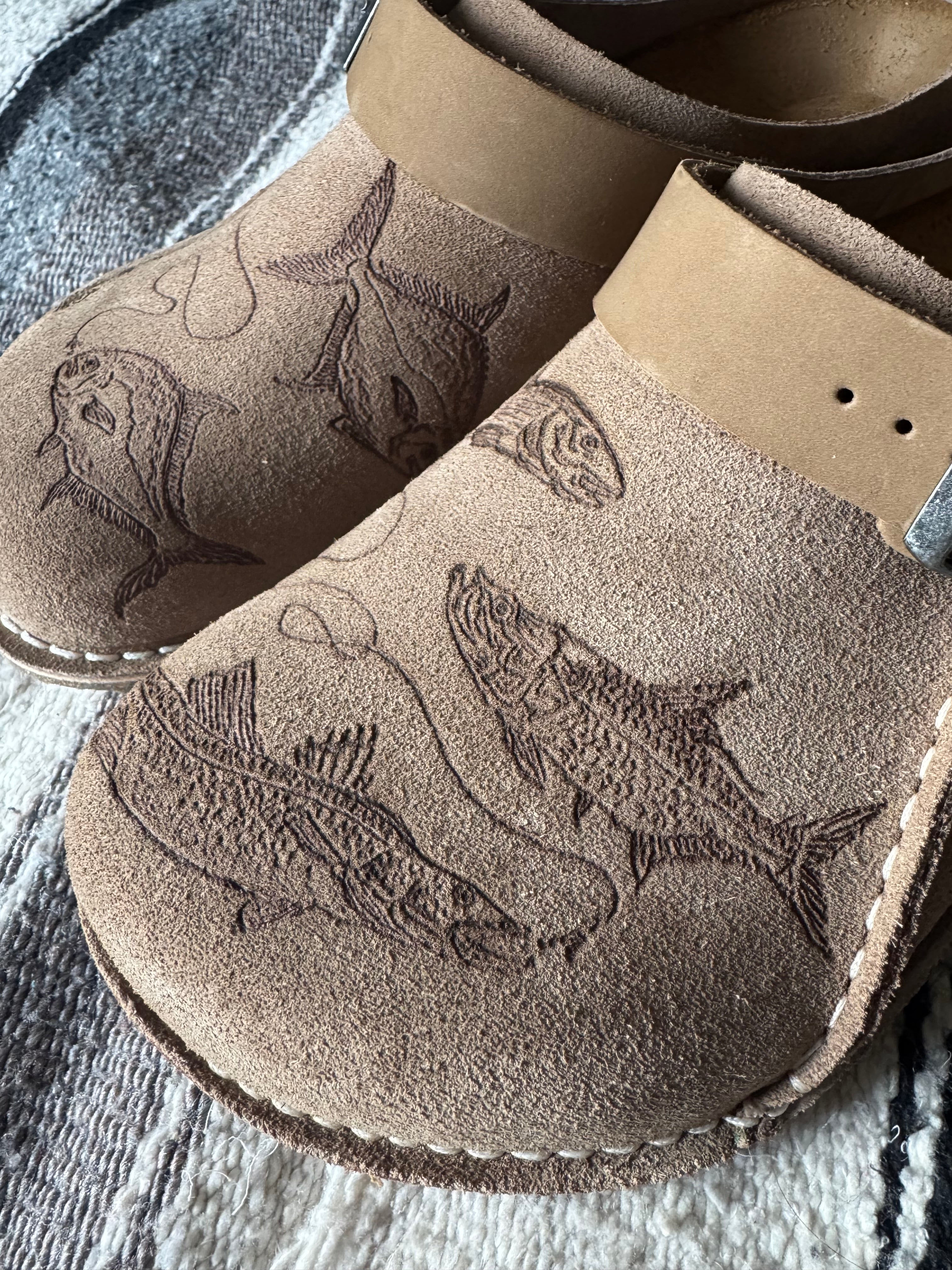 Birkenstock Suede Lutry Custom Design