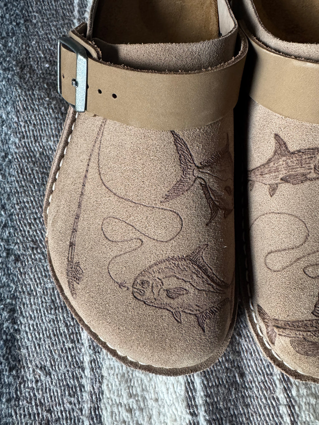 Birkenstock Suede Lutry Custom Design
