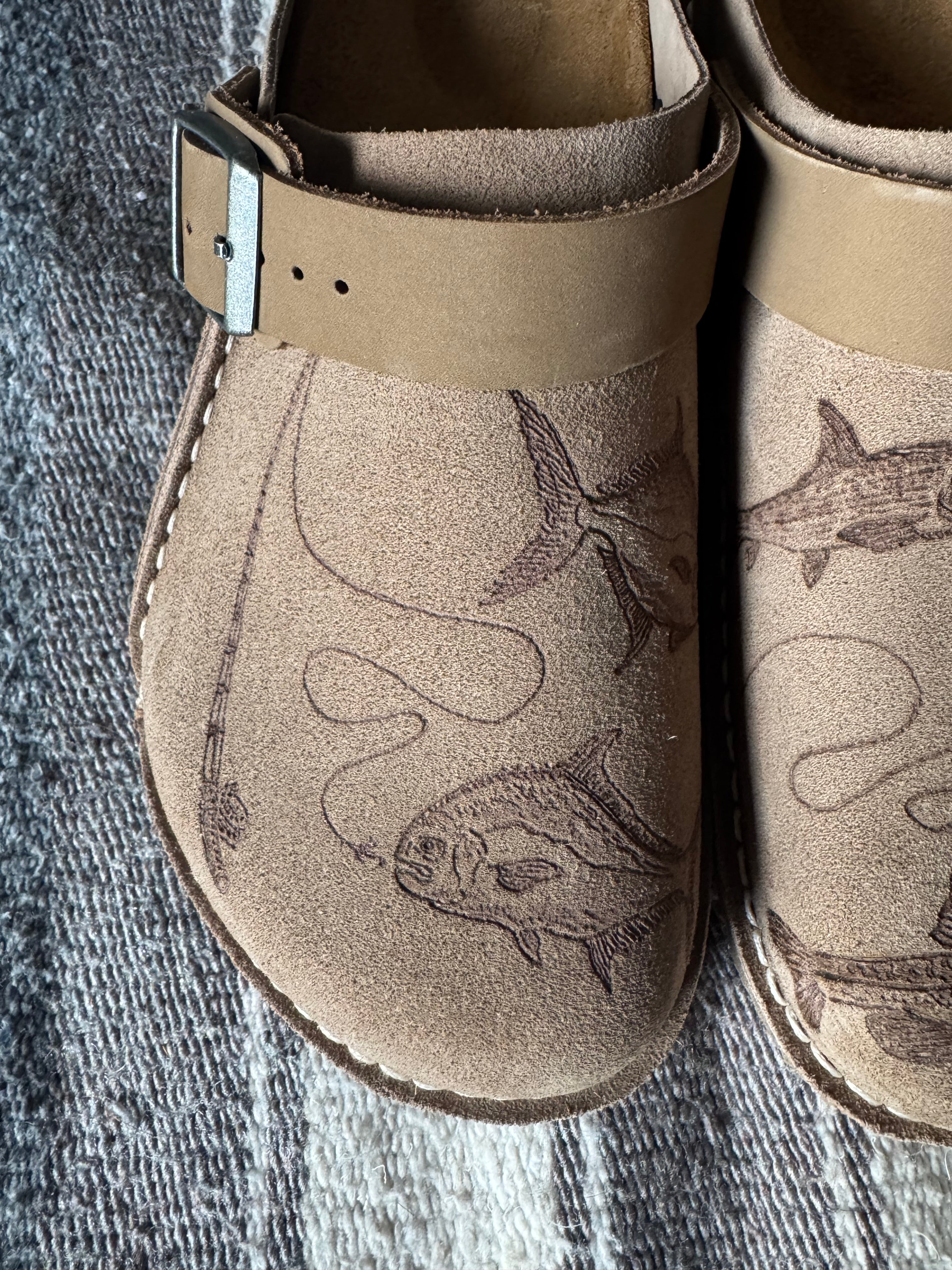 Birkenstock Suede Lutry Custom Design