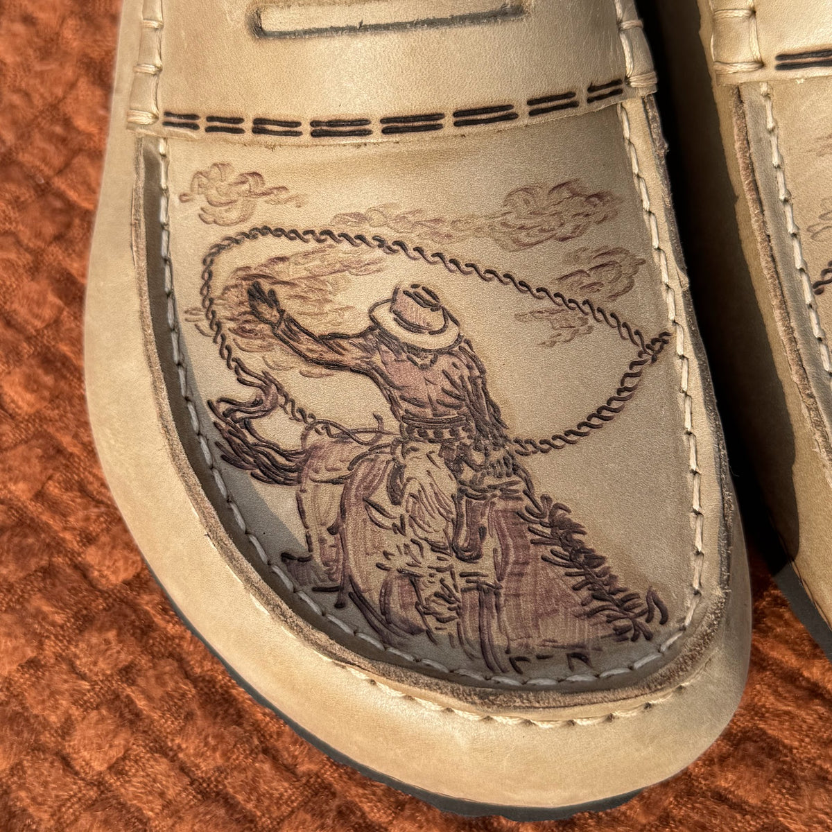 cowboys on tobacco brown naples (oiled leather)