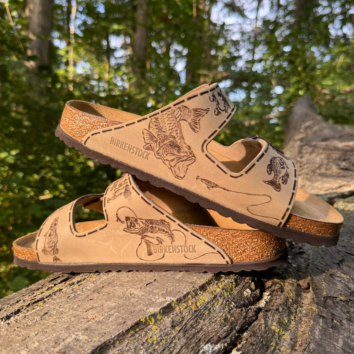 Bass and trout tobacco brown arizonas (oiled leather)