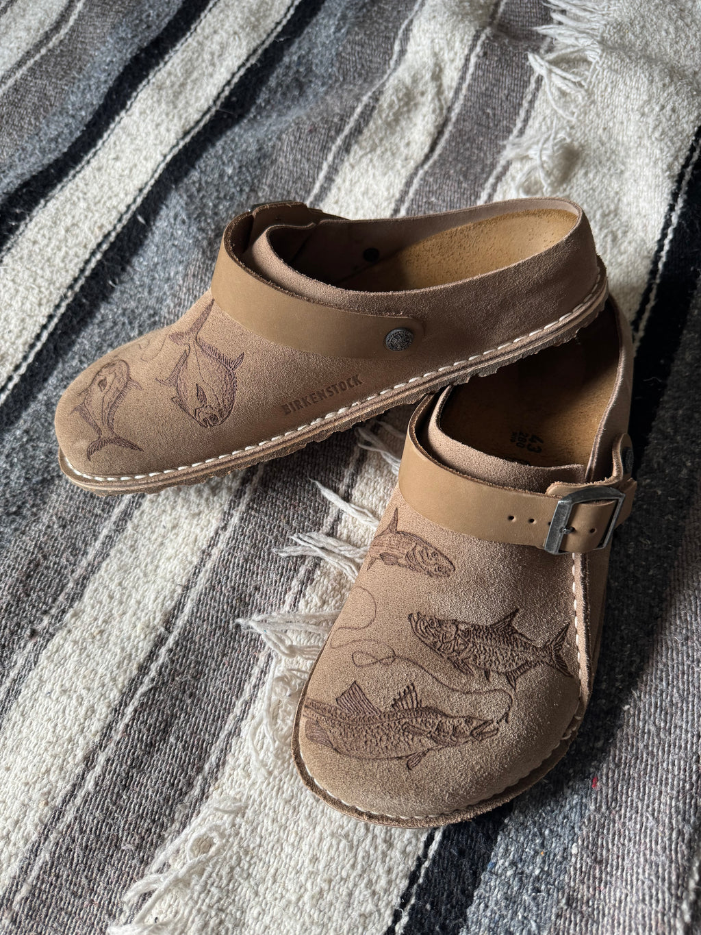 Birkenstock Suede Lutry Custom Design