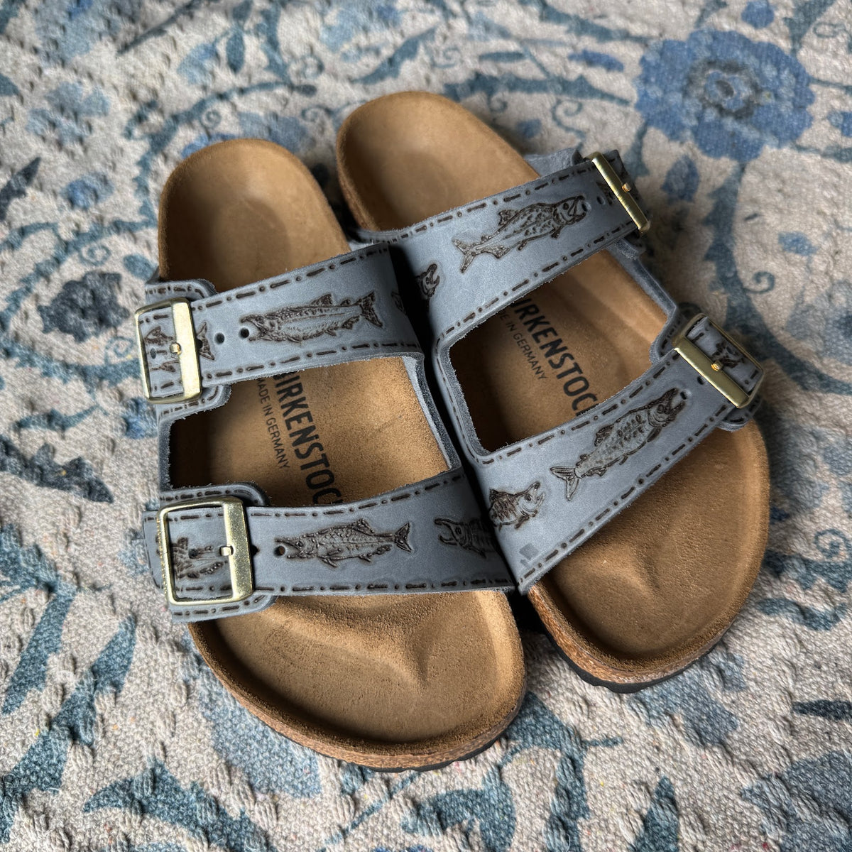 Salmon Elemental Blue Arizonas (Oiled Leather)