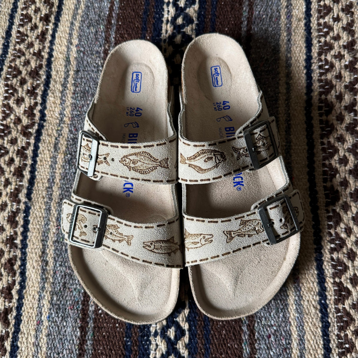 Alaskan Themed Oyster Arizonas (Suede Leather)
