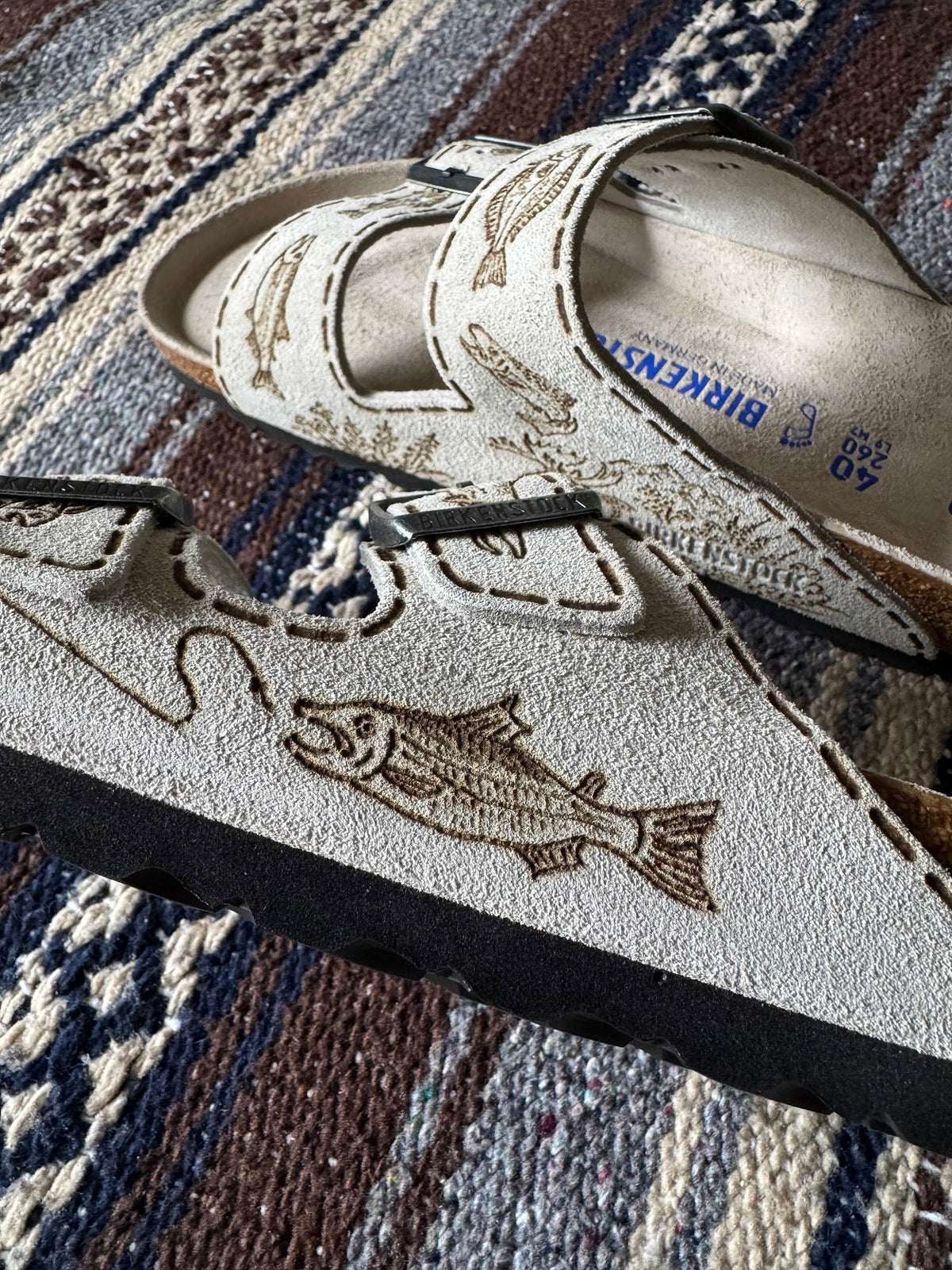 Alaskan Themed Oyster Arizonas (Suede Leather)
