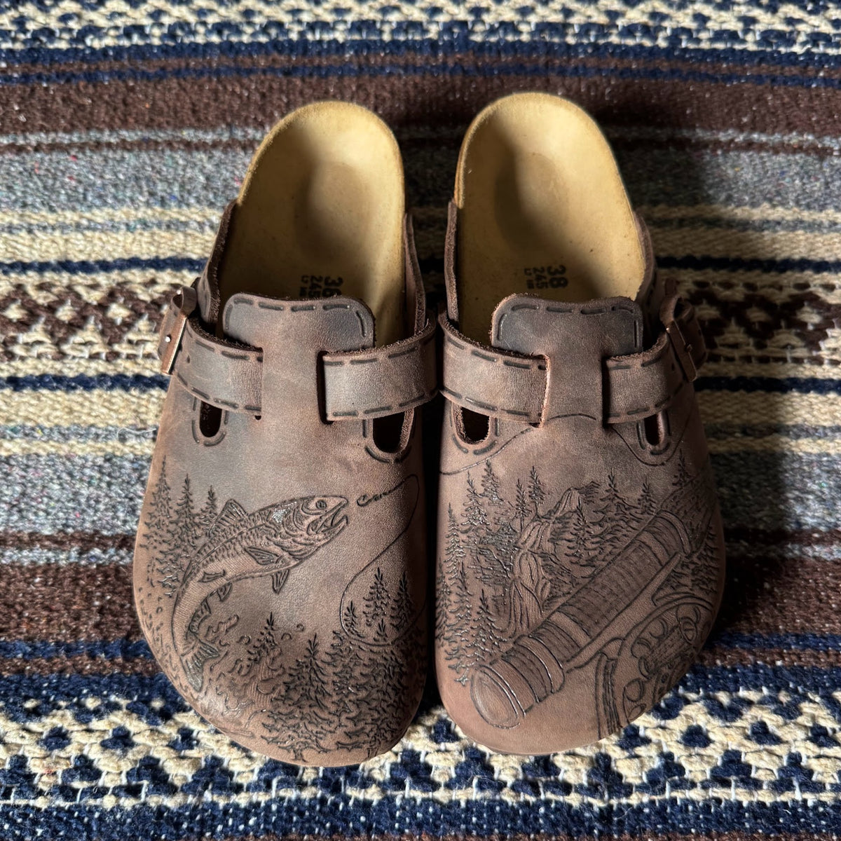 Chinook fly fishing habana clogs (oiled leather)