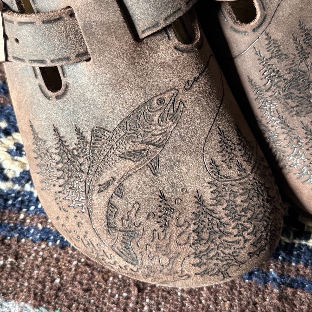 Chinook fly fishing habana clogs (oiled leather)