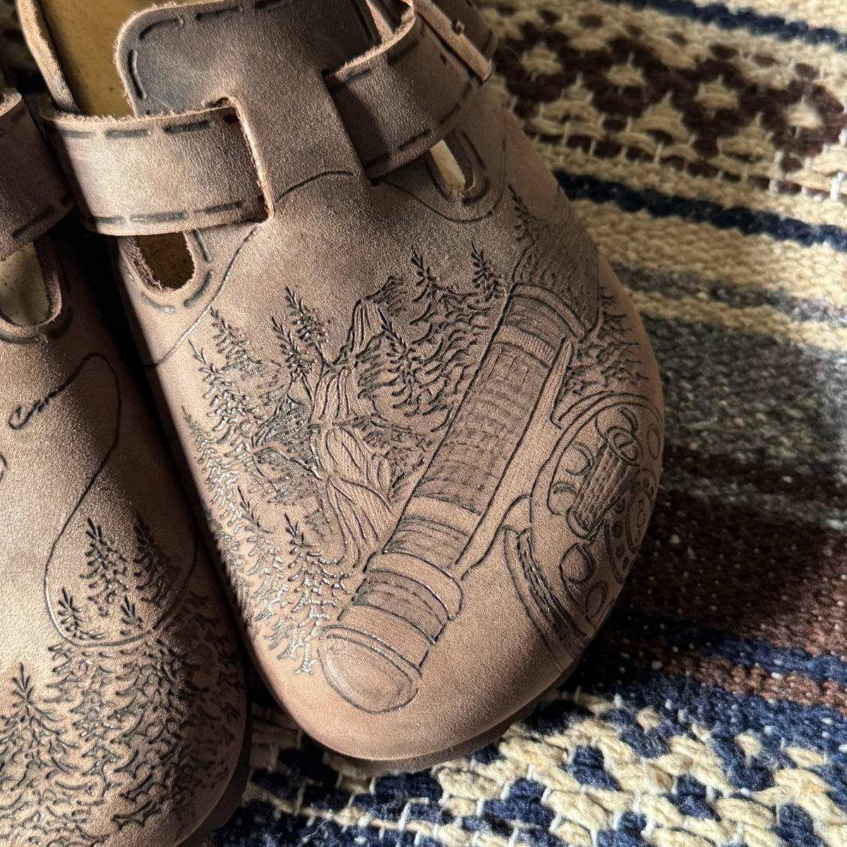 Chinook fly fishing habana clogs (oiled leather)