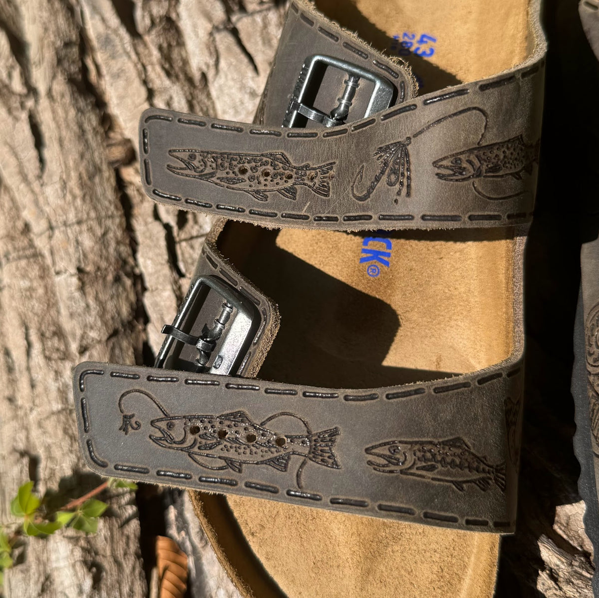 fly fishing khaki arizonas (oiled leather)