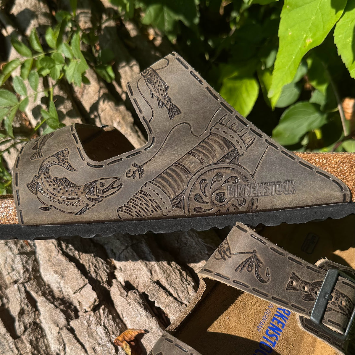 fly fishing khaki arizonas (oiled leather)